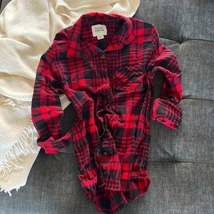 Field & Stream red and black flannel